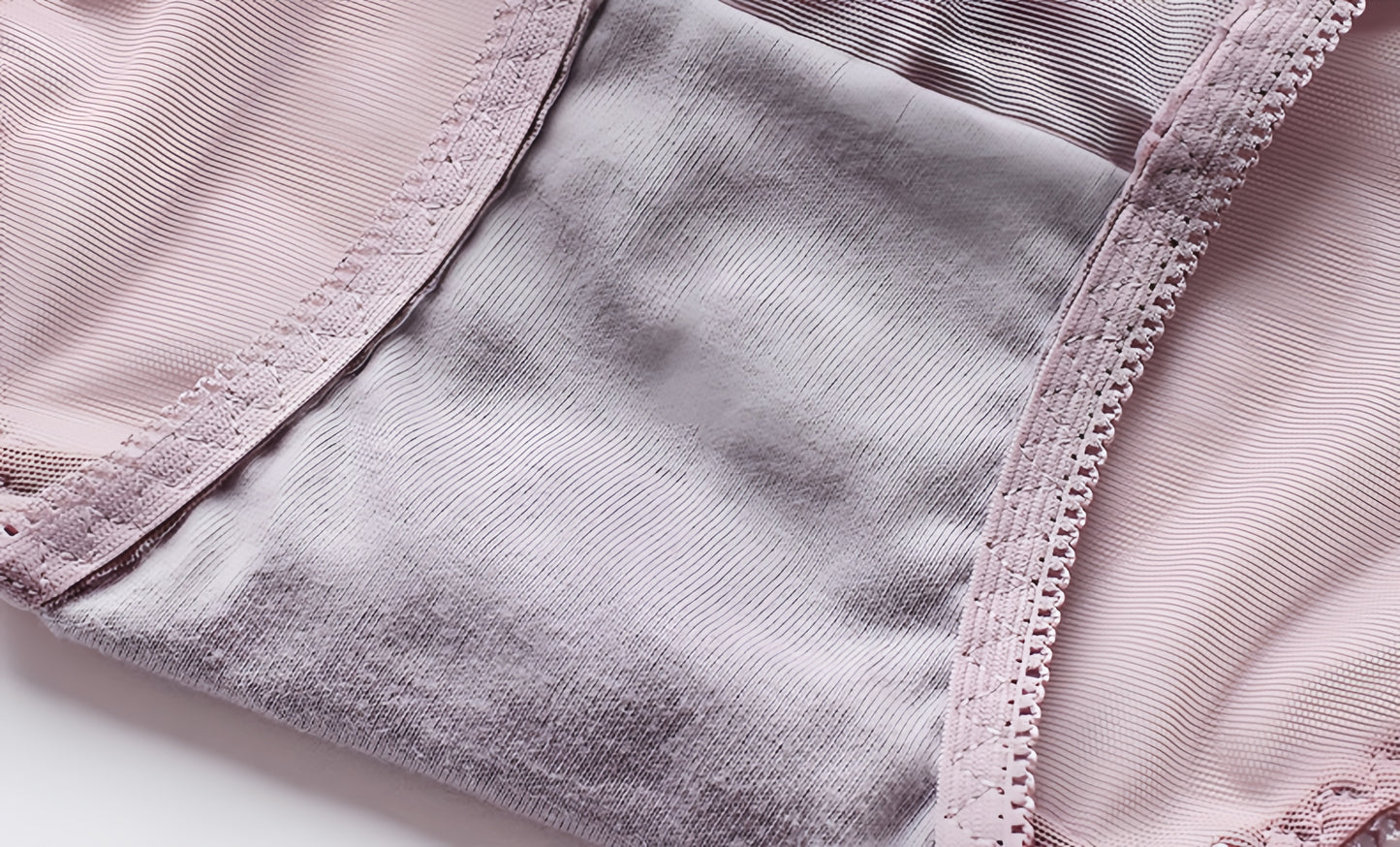 Pink Lace Ribbon Panty