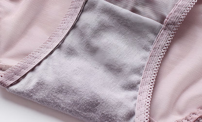 Pink Lace Ribbon Panty