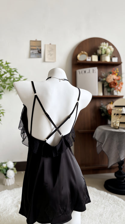 The Beth Nightgown Black