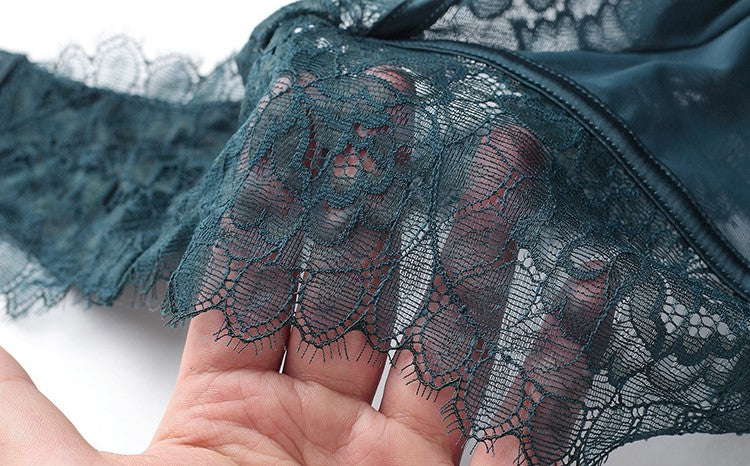 The Hera Lace Bodysuit Dark Green