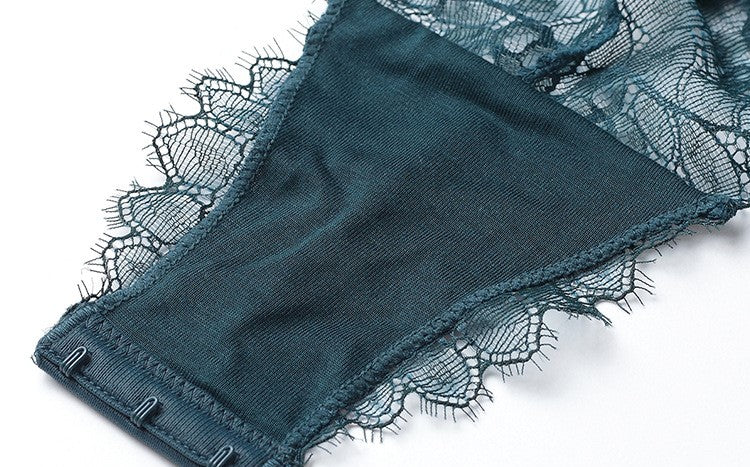 The Hera Lace Bodysuit Dark Green