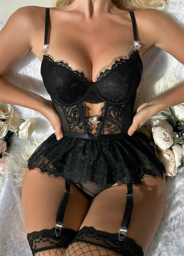 The Ophelia Bodysuit Black