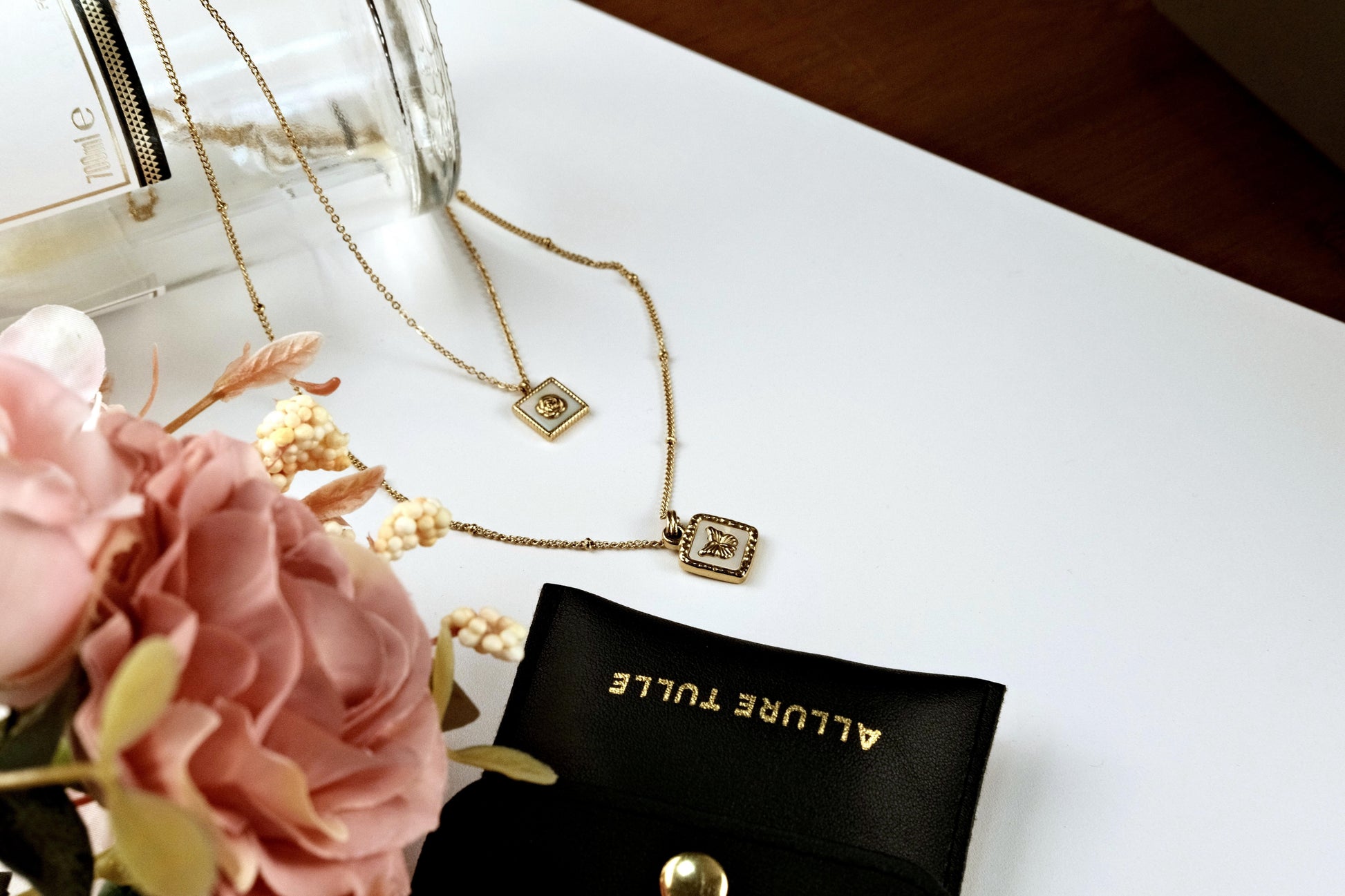 Butterfly & Rose Necklace Set P3