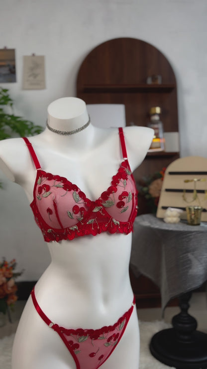 The Cristabel Cherry Red